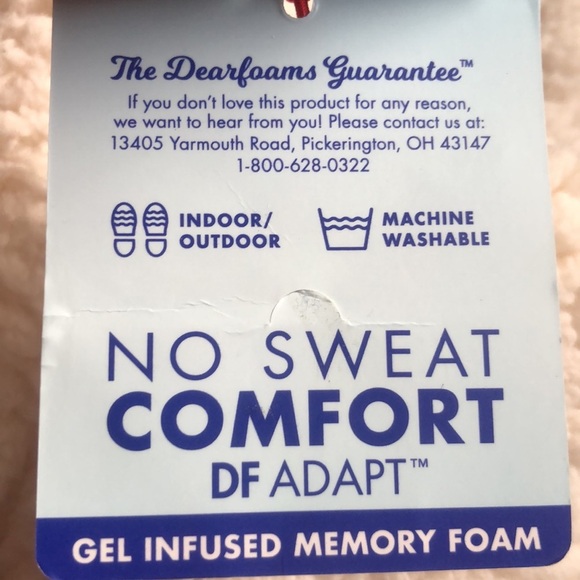 Dearfoam Cozy Comfort Hard bottom Slippers - Picture 4 of 6